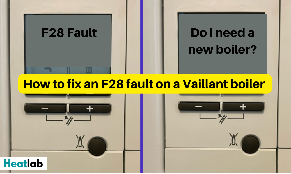 f28 fault on boiler - what is it & how to fix it!