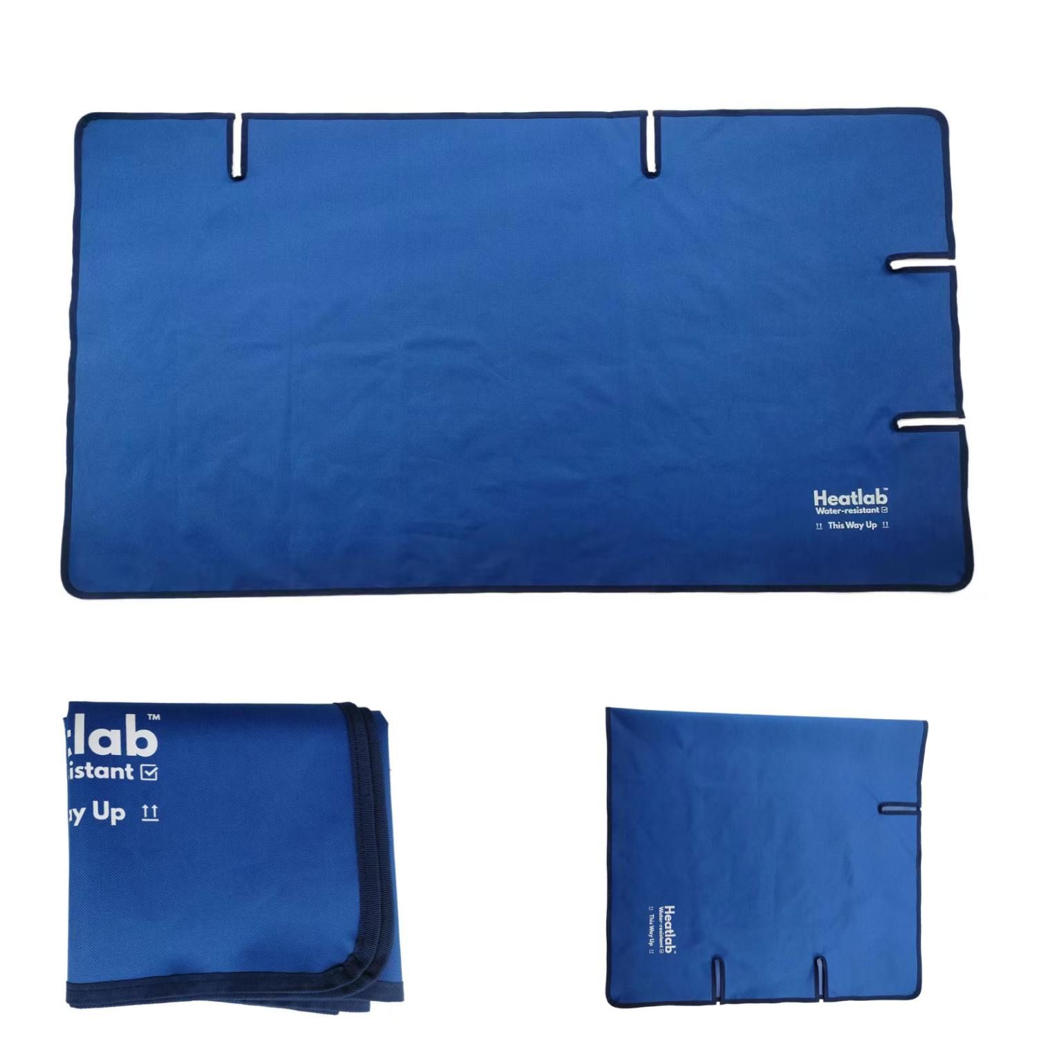 Plumbers Dust Sheet - The waterproof work mat that fits around radiator pipes.