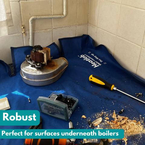 Plumbers & Heating engineers Ultimate Dust Sheet | Work mat