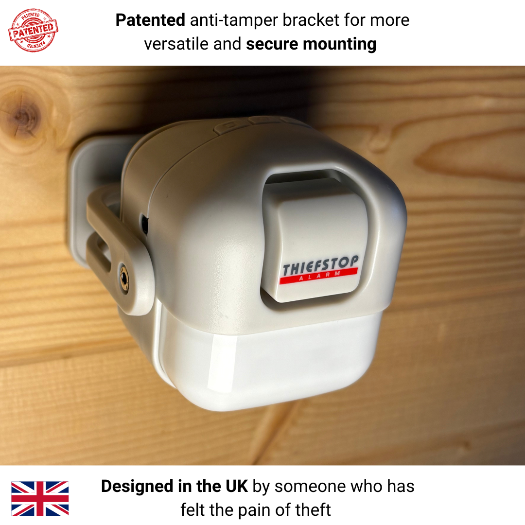 ThiefStop — 120 dB Alarm with Remote Fob & Install Pack