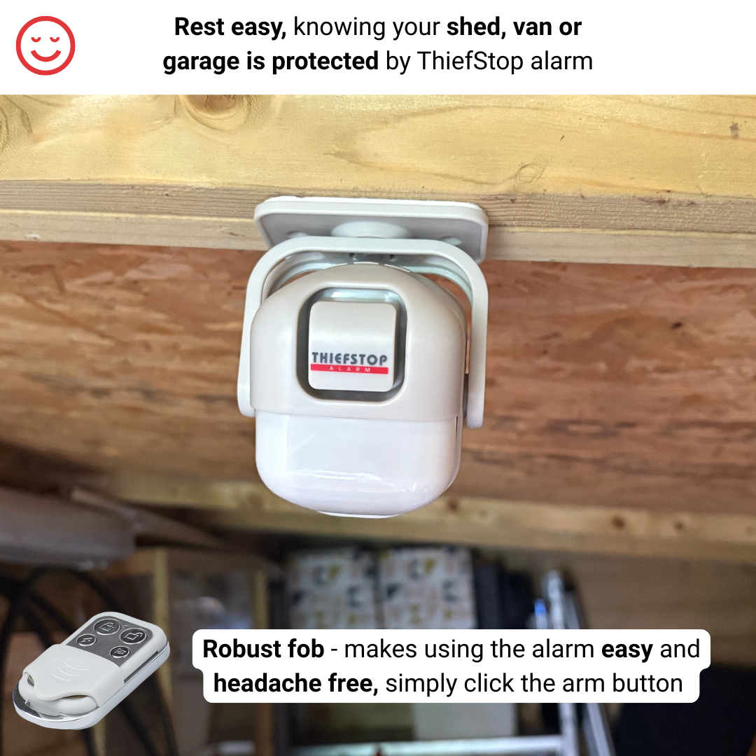 ThiefStop — 120 dB Alarm with Remote Fob & Install Pack
