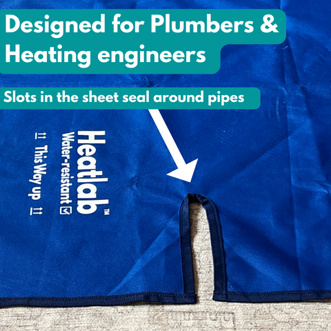 Plumbers & Heating engineers Ultimate Dust Sheet | Work mat