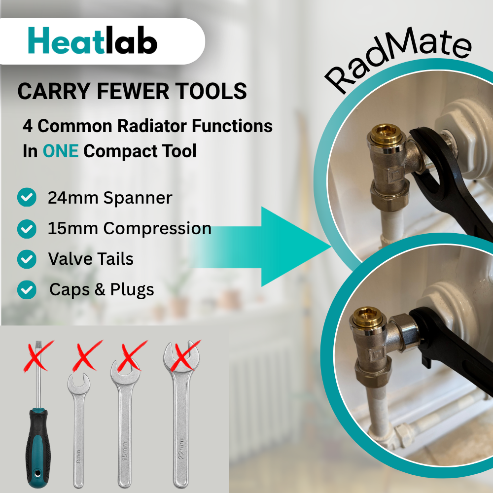 4 in 1 Patented Radiator Spanner - RadMate
