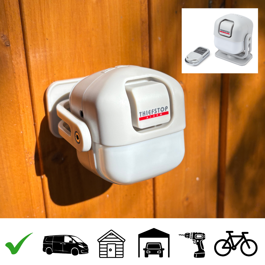 ThiefStop — 120 dB Alarm with Remote Fob & Install Pack