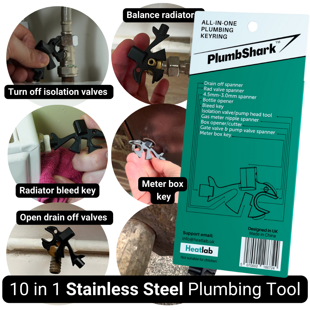 PlumbShark DE – Deutsches 10-in-1 Sanitär- und Heizungs-Multitool