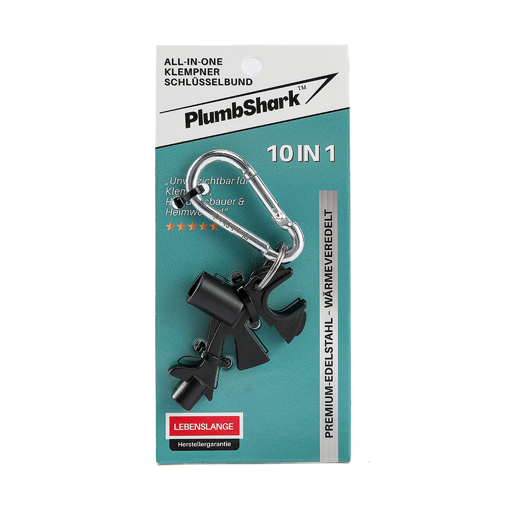 PlumbShark DE – Deutsches 10-in-1 Sanitär- und Heizungs-Multitool