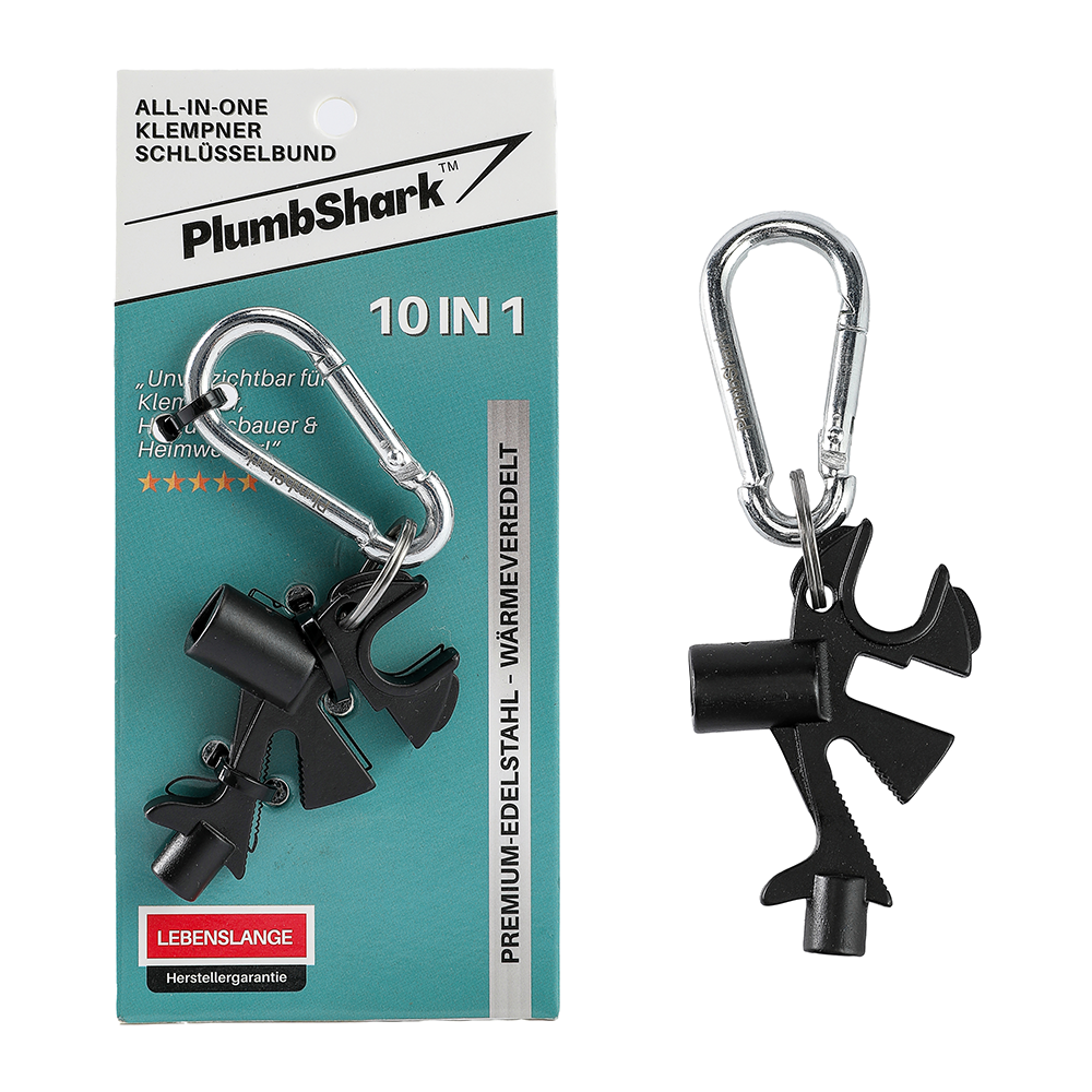 PlumbShark DE – Deutsches 10-in-1 Sanitär- und Heizungs-Multitool