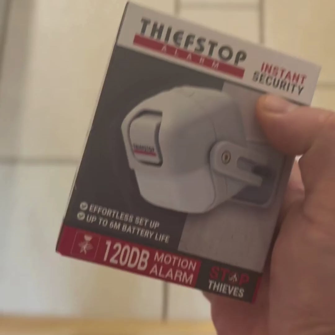ThiefStop — 120 dB Alarm with Remote Fob & Install Pack