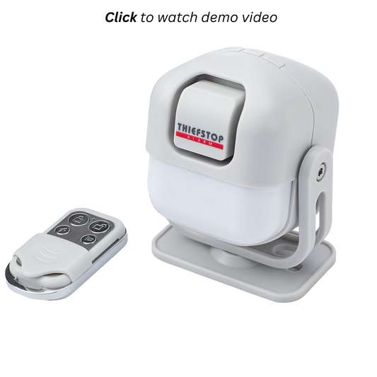 ThiefStop — 120 dB Alarm with Remote Fob & Install Pack